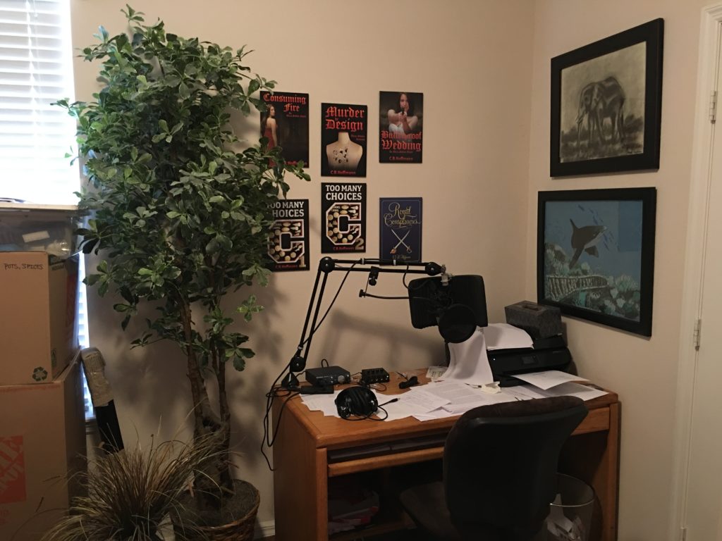 CB's audio recording studio "before" photo
